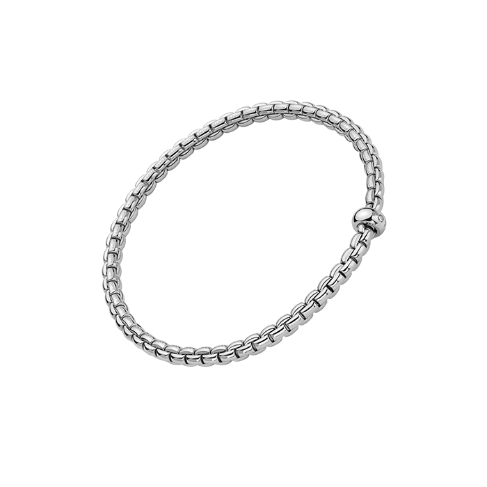 FOPE  EKA FLEX'IT BRACELET WITH A WHITE DIAMOND