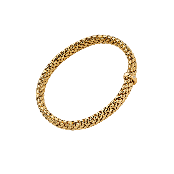 FOPE  VENDOME FLEX'IT BRACELET WITH A WHITE DIAMOND
