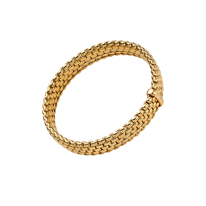 FOPE  PANORAMA FLEX'IT BRACELET WITH A WHITE DIAMOND