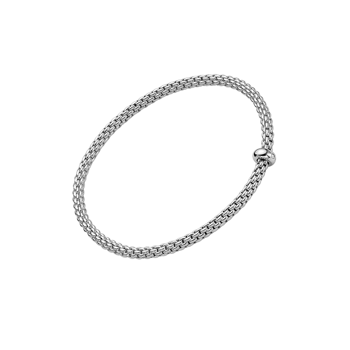 FOPE  PRIMA FLEX'IT BRACELET WITH A WHITE DIAMOND