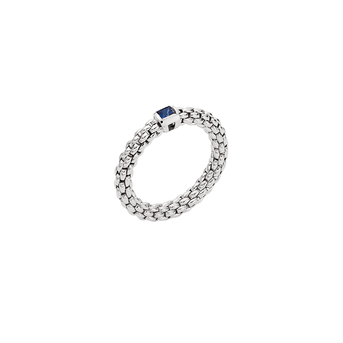 FOPE  SOULS FLEX'IT RING WITH A BLUE SAPPHIRE