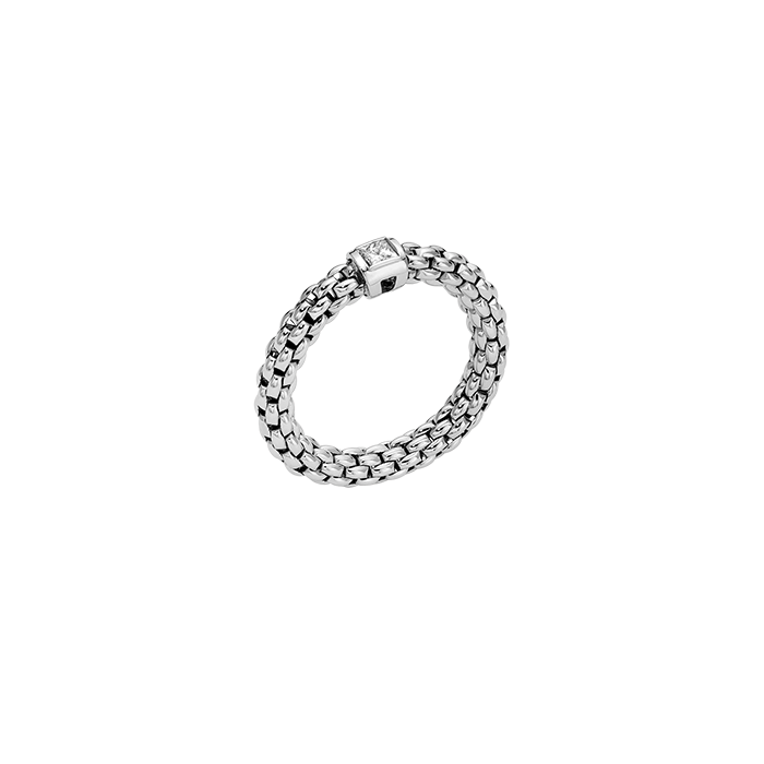 FOPE  SOULS FLEX'IT RING WITH A WHITE DIAMOND