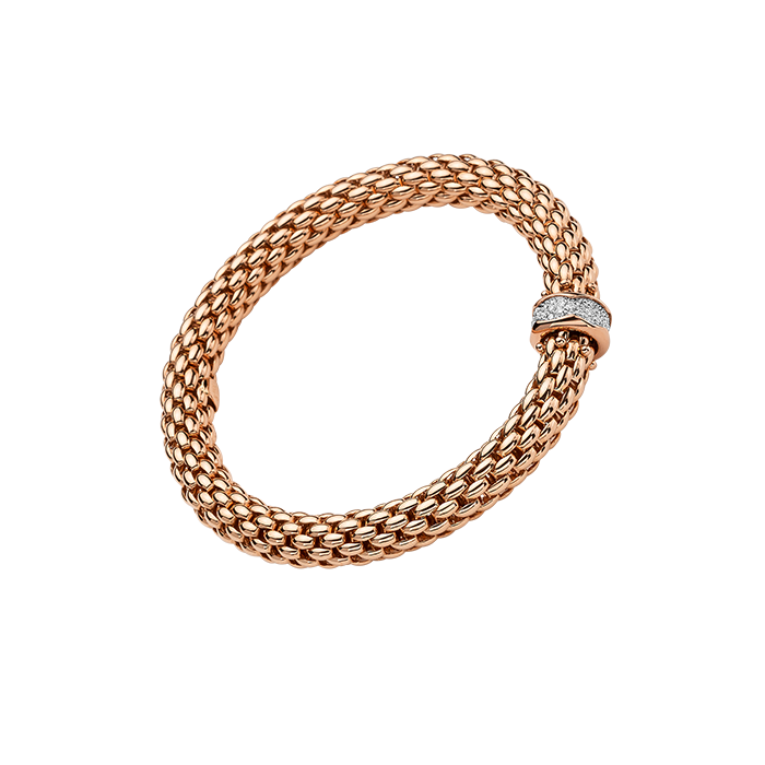 FOPE  LOVENEST FLEX'IT BRACELET WITH DIAMONDS