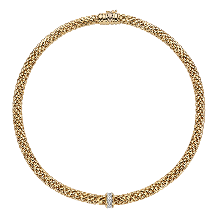 FOPE  LOVENEST NECKLACE WITH DIAMONDS