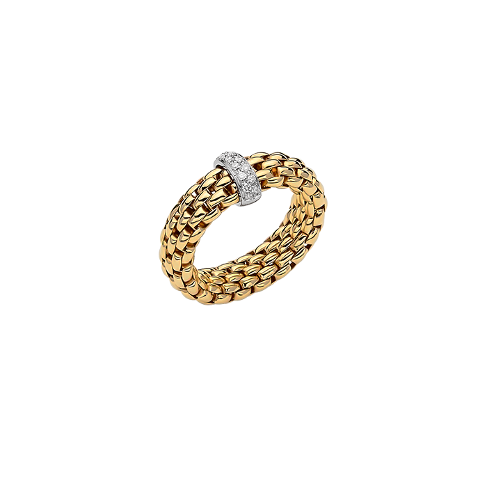 FOPE  VENDOME FLEX'IT RING WITH DIAMONDS