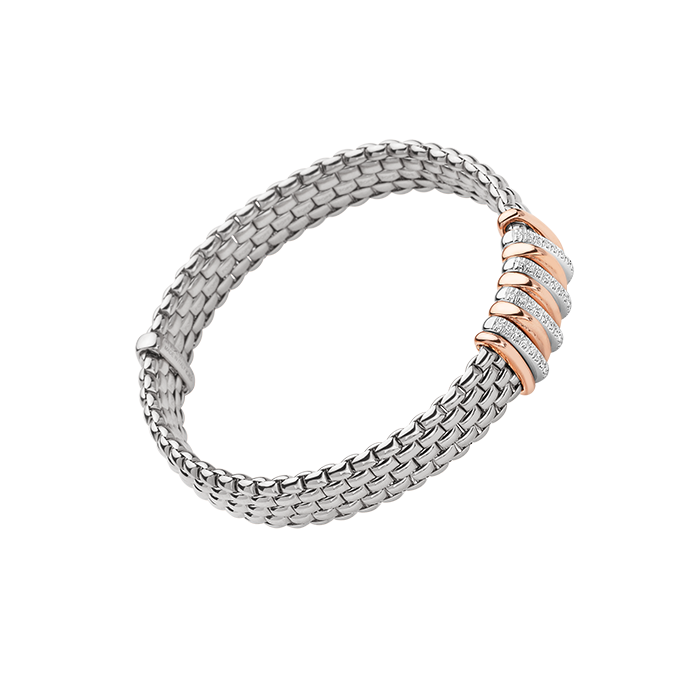 FOPE  PANORAMA FLEX'IT BRACELET WITH DIAMONDS