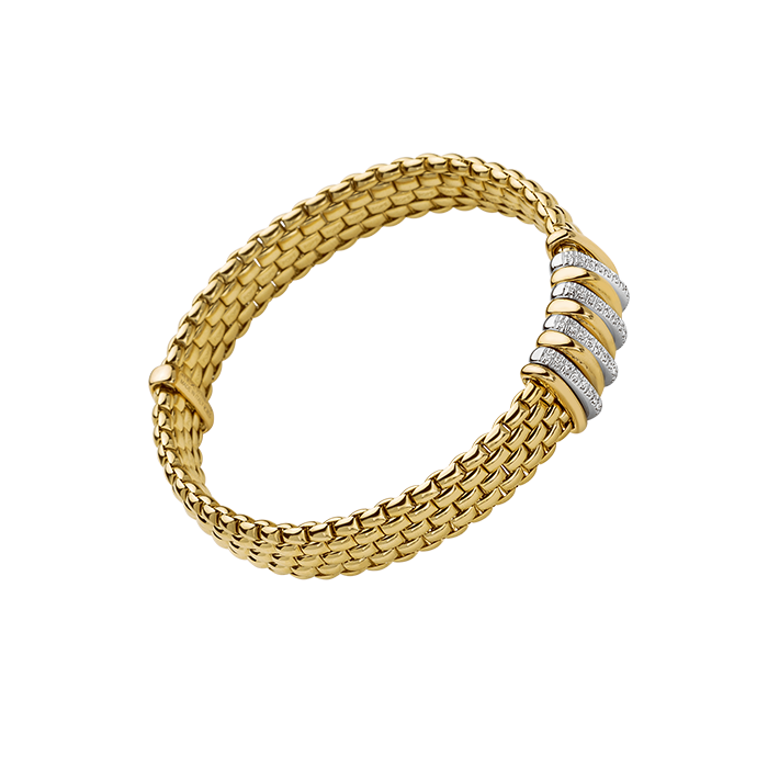 FOPE  PANORAMA FLEX'IT BRACELET WITH DIAMONDS