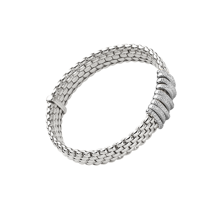 FOPE  PANORAMA FLEX'IT BRACELET WITH DIAMONDS