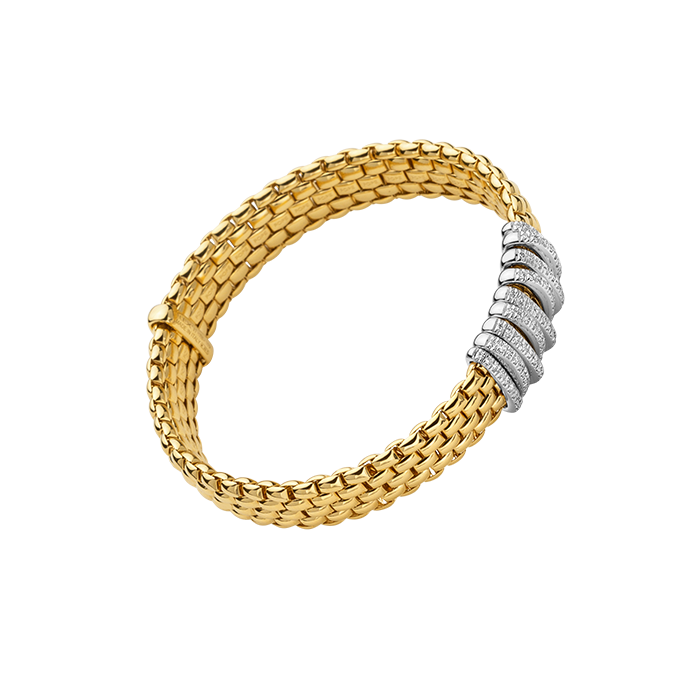 FOPE  PANORAMA FLEX'IT BRACELET WITH DIAMONDS