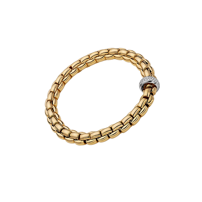 FOPE  EKA FLEX'IT BRACELET WITH DIAMOND PAVE'
