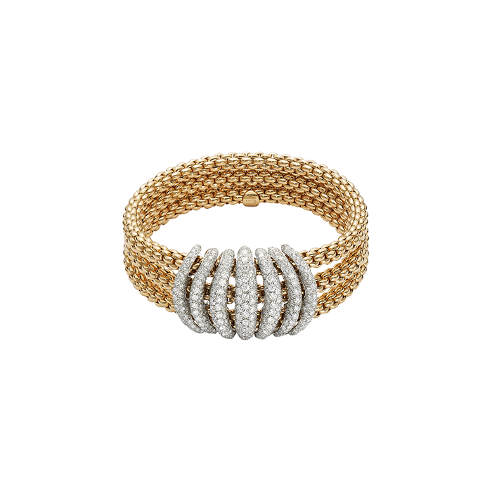 FOPE  MIALUCE FLEX'IT BRACELET WITH DIAMOND PAVE'