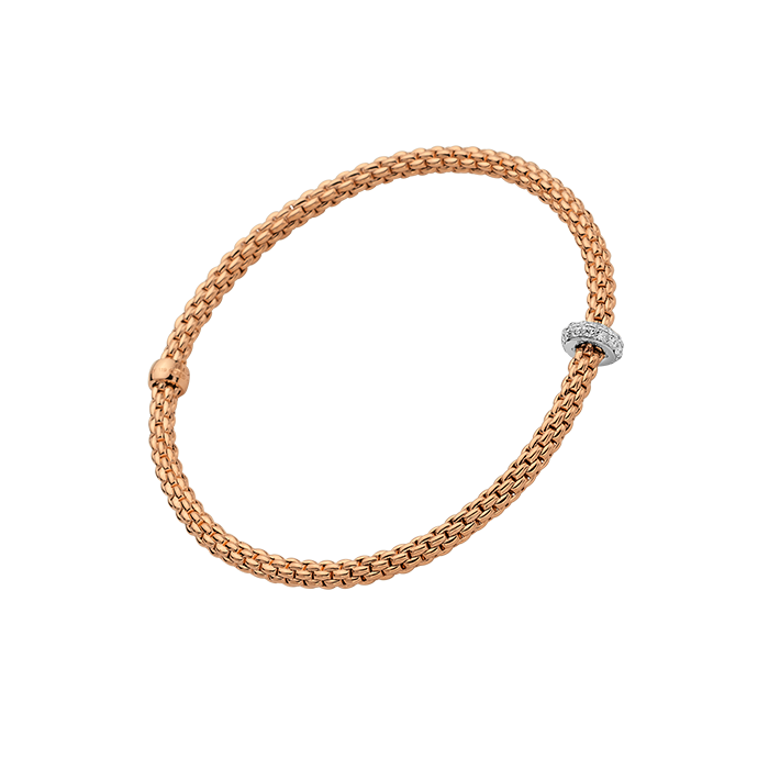FOPE  PRIMA FLEX'IT BRACELET WITH DIAMONDS