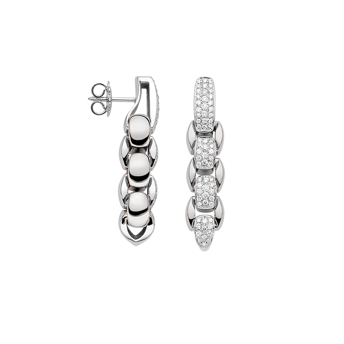 FOPE  EKA PENDANT EARRINGS WITH DIAMONDS