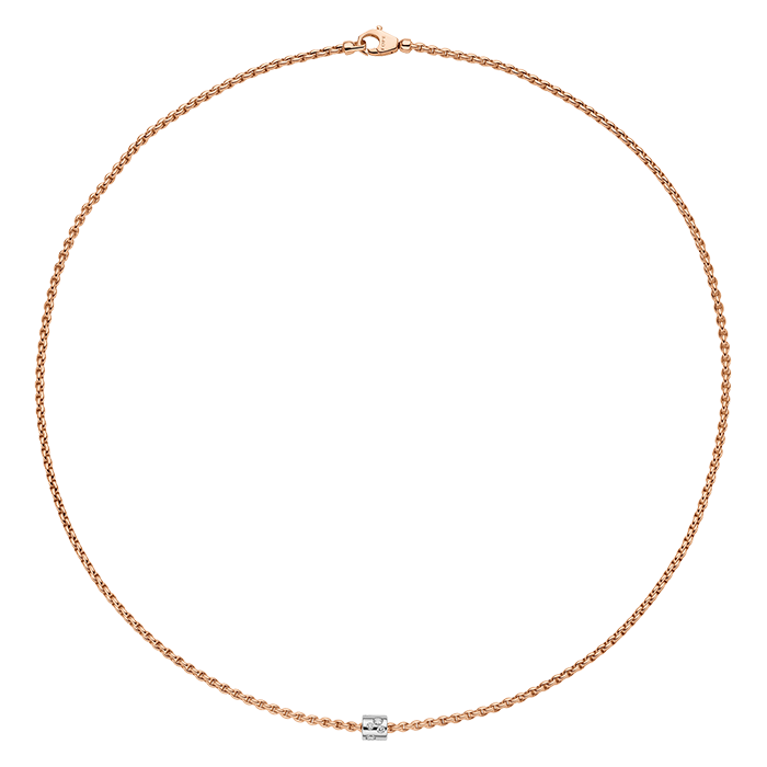 FOPE  ARIA NECKLACE WITH DIAMONDS