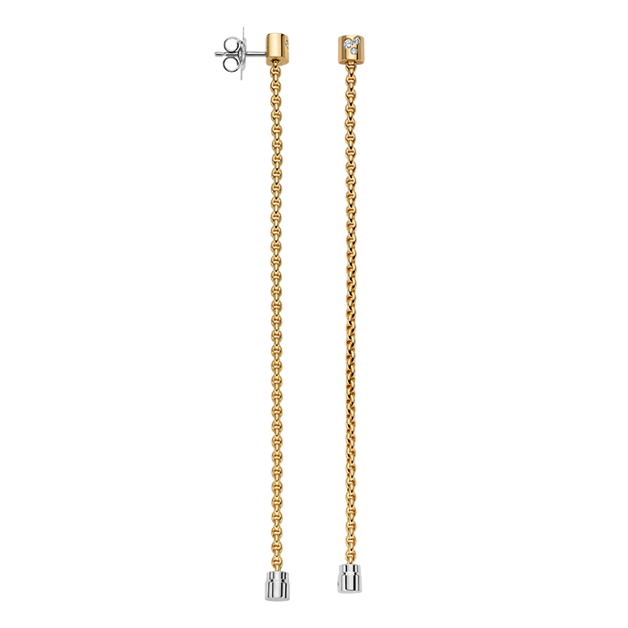 FOPE  ARIA PENDANT EARRINGS WITH DIAMONDS