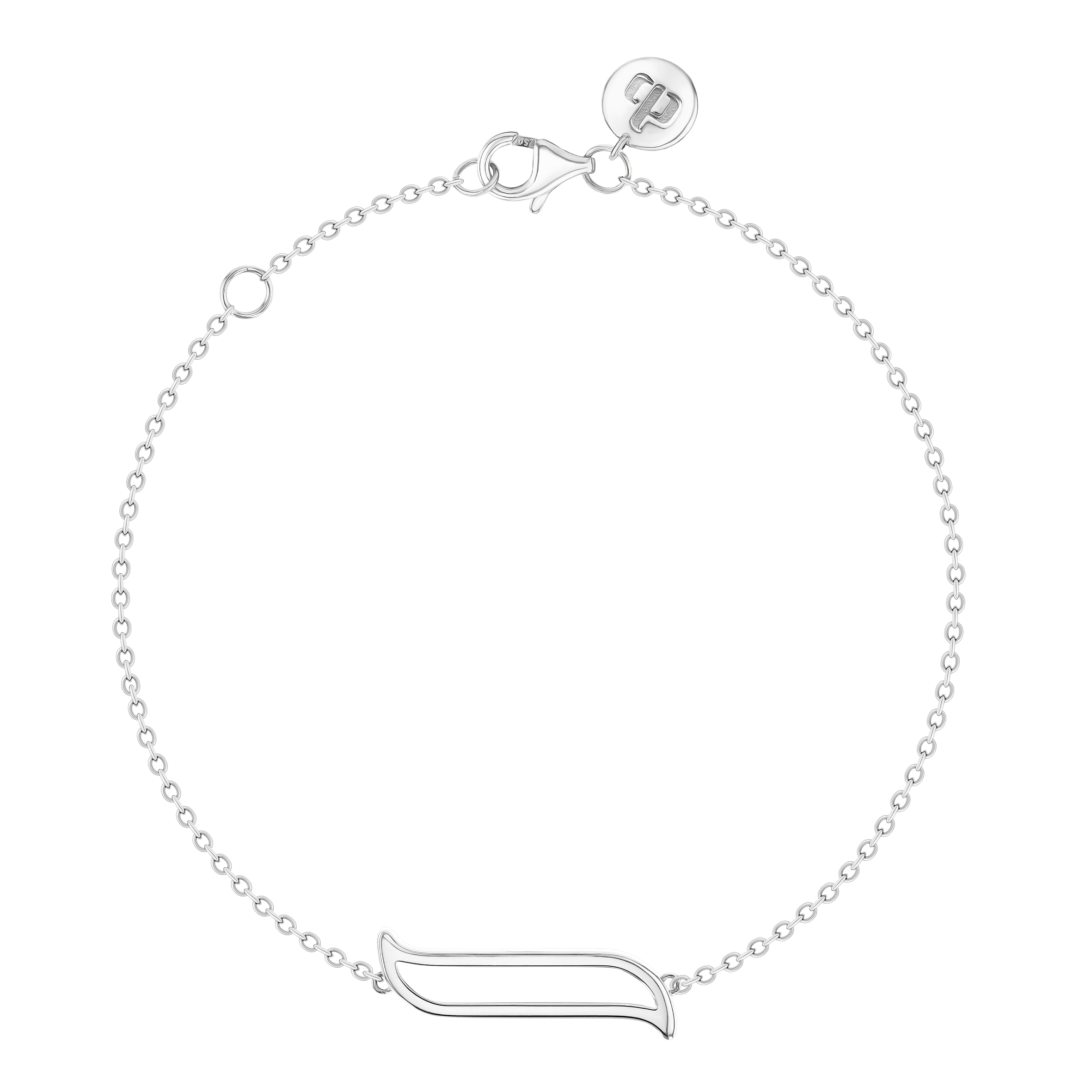 Alif White Gold Bracelet