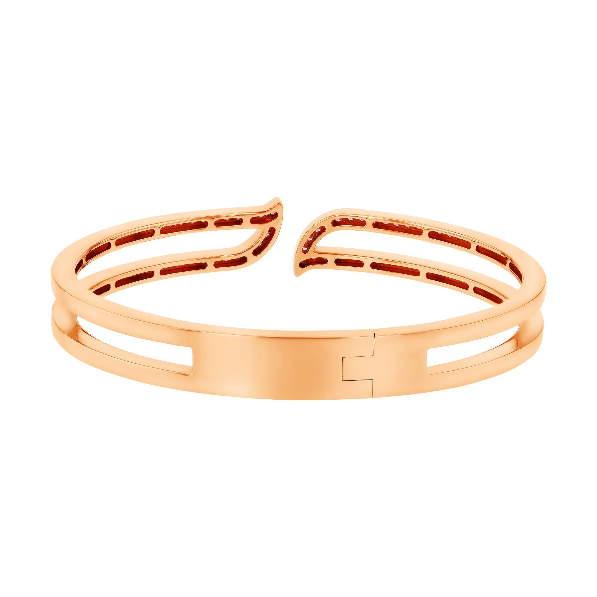 ALIF ETERNAL DIAMOND BANGLE IN 18K ROSE GOLD 