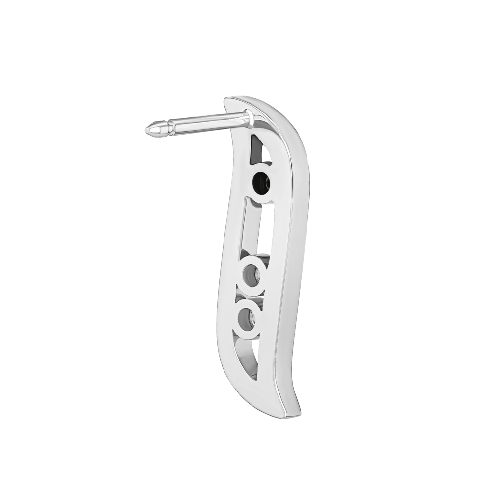 Alif Brilliance 18k White Gold and Diamond Earrings