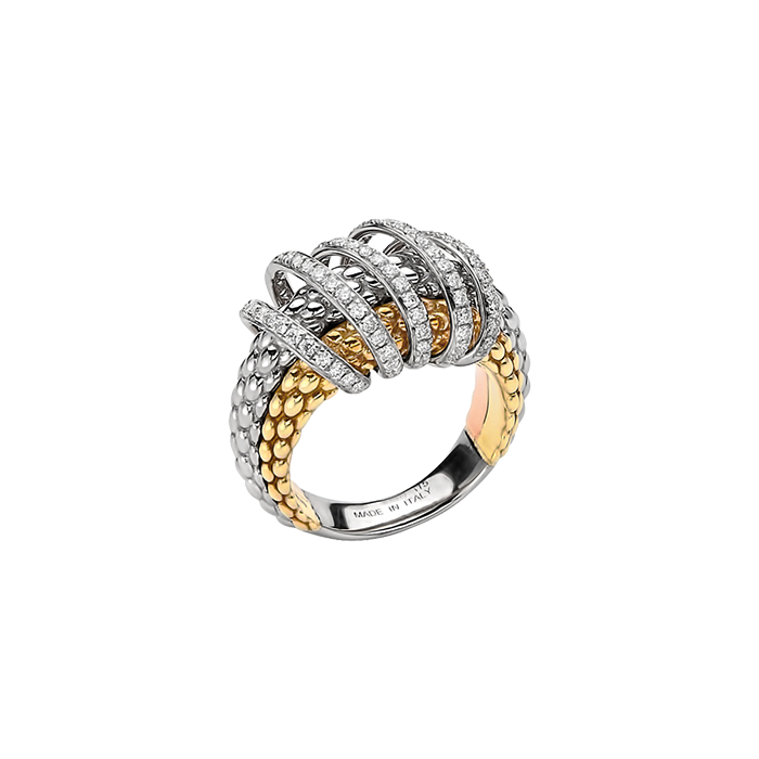 Fope Solo Mialuce Ring with diamonds