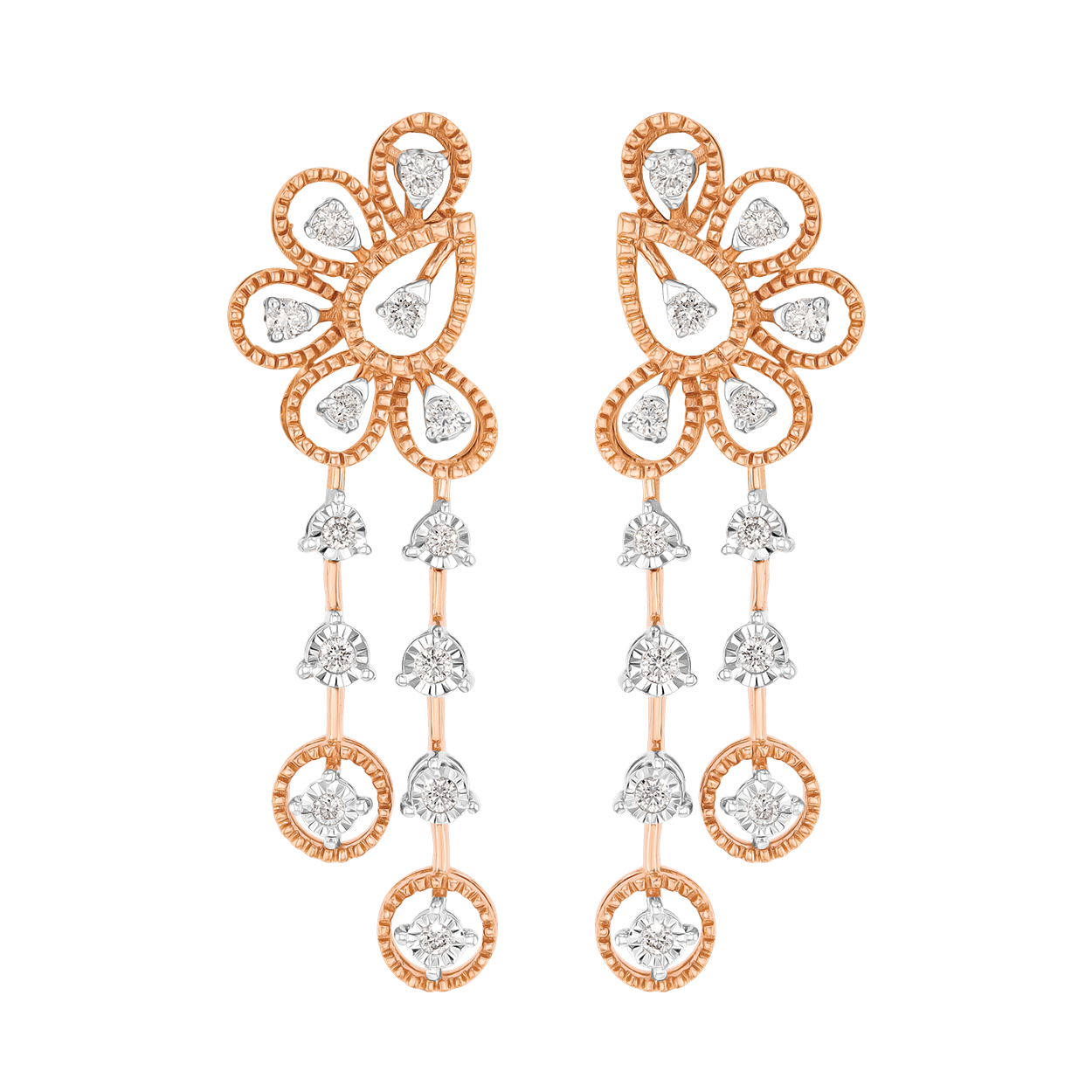 Ananya Necklace Set in 18K Rose Gold