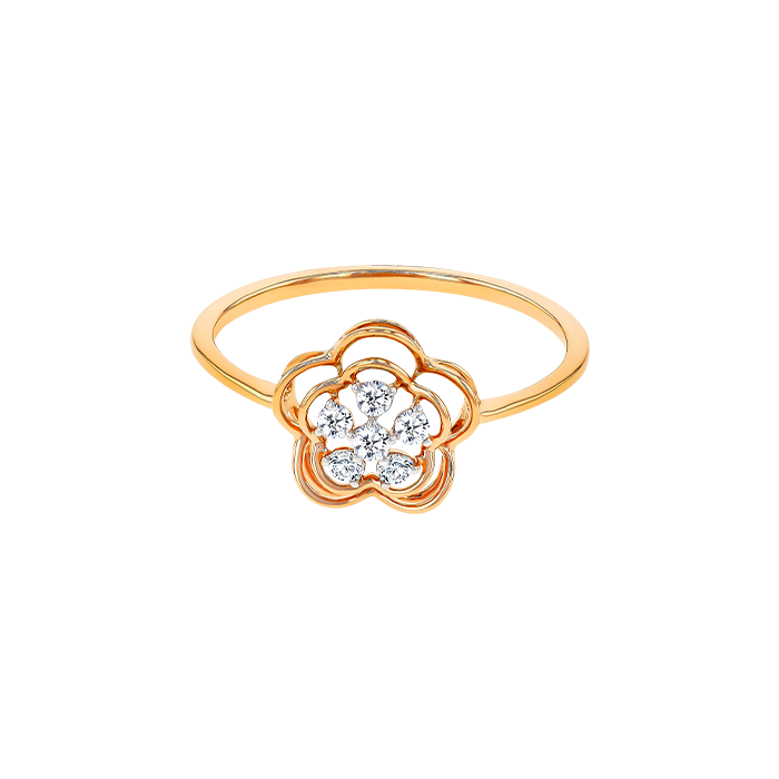 Ananya Diamond Ring in 18K Gold