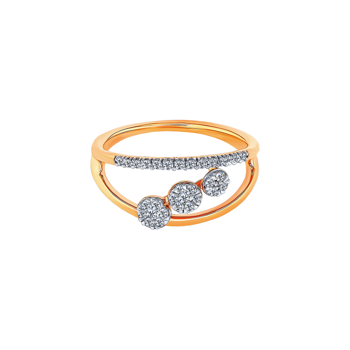 Ananya Diamond Ring in 18K Gold