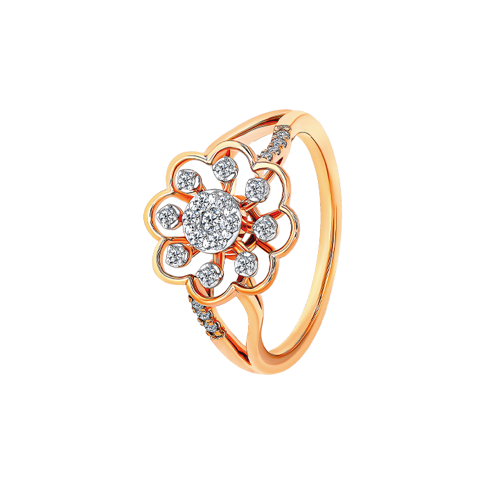 Ananya Diamond Ring in 18K Gold