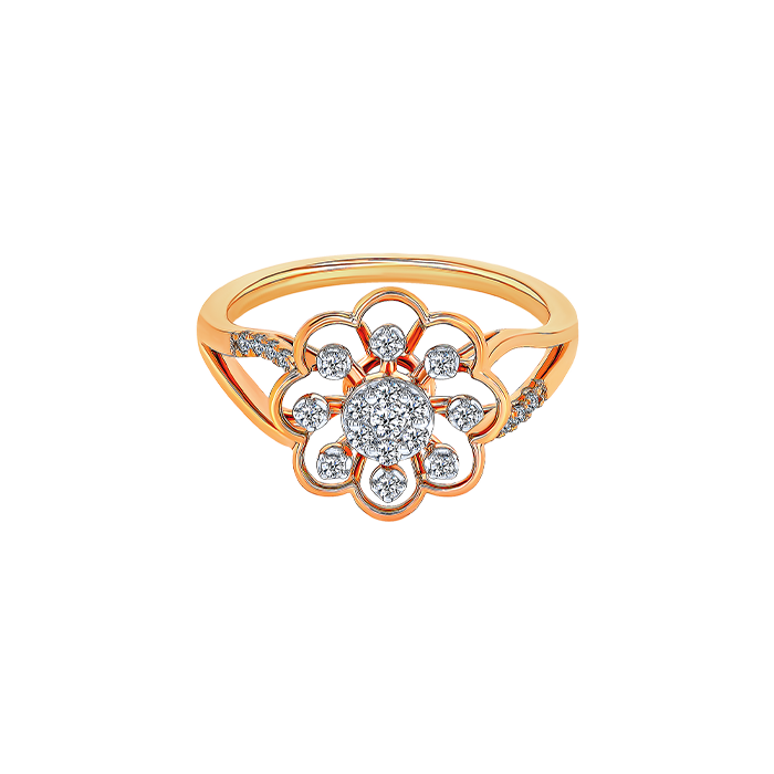 Ananya Diamond Ring in 18K Gold