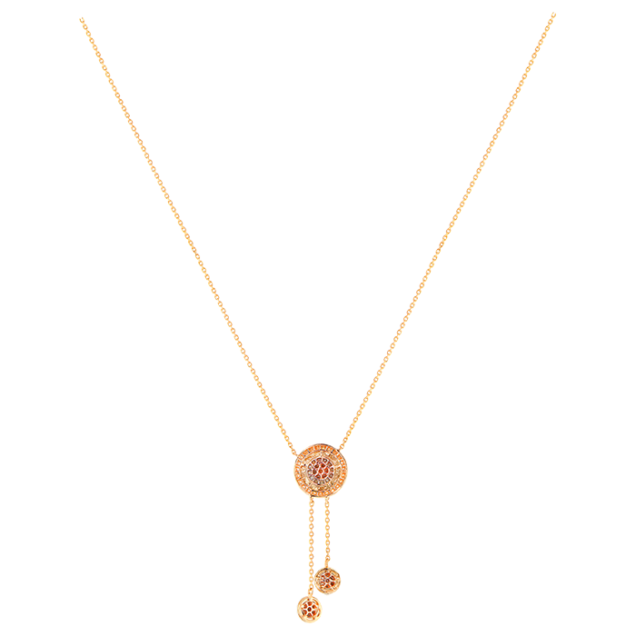 Ananya Diamond Necklace & Earring in 18K Gold