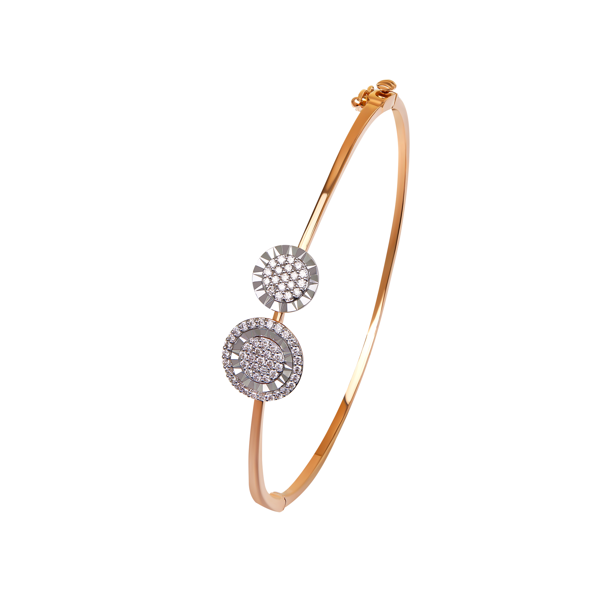Ananya Diamond Bangle in 18K Gold