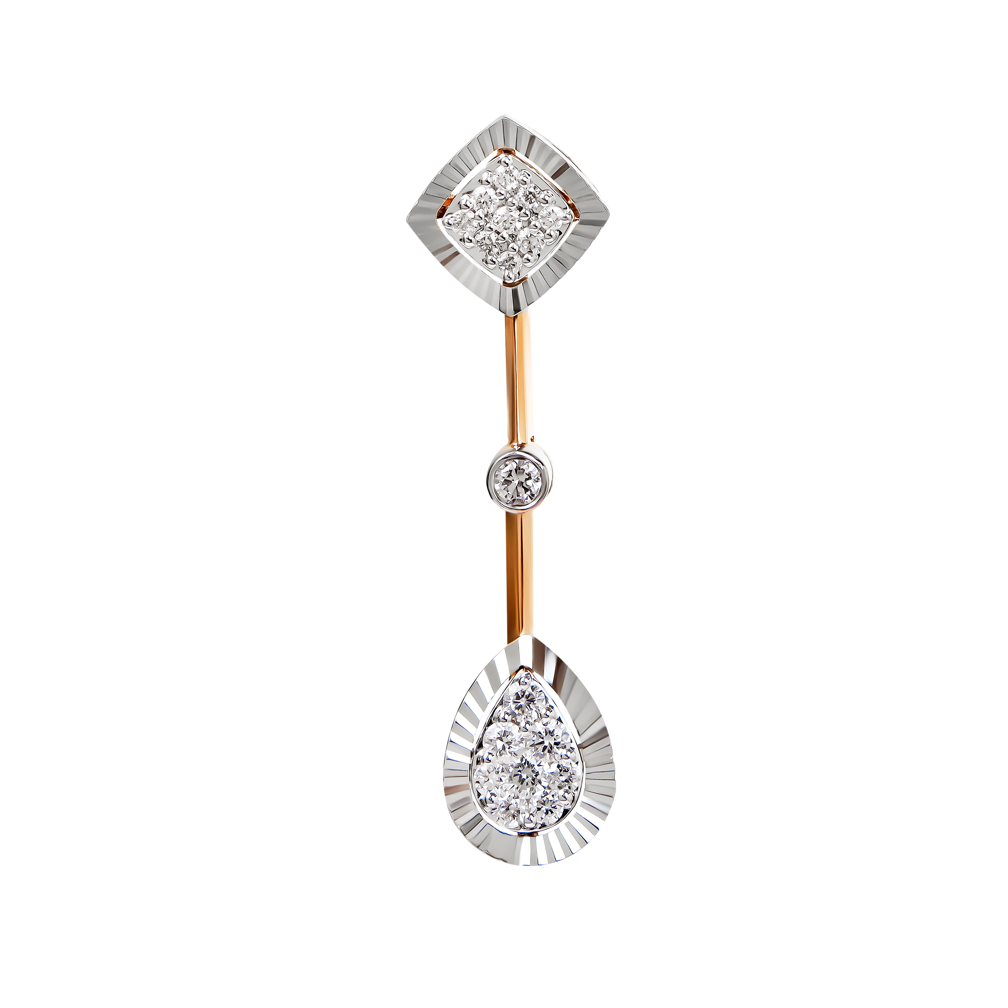 Ananya Diamond Necklace & Earring in 18K Gold