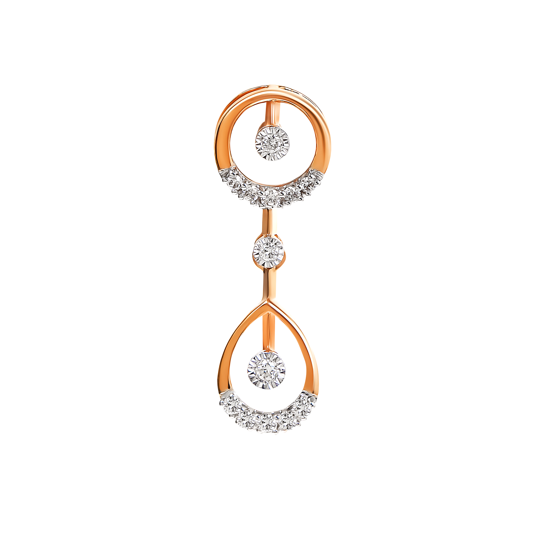 Ananya Diamond Necklace & Earring in 18K Gold