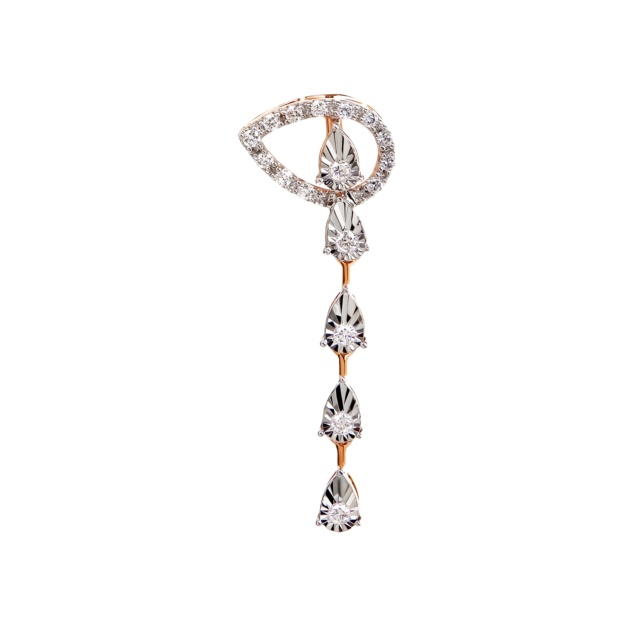 Ananya Diamond Necklace & Earring in 18K Gold