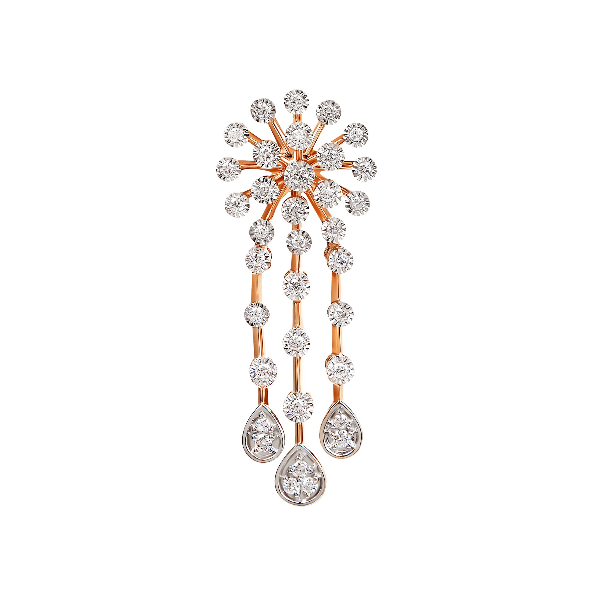 Ananya Diamond Necklace & Earring in 18K Gold