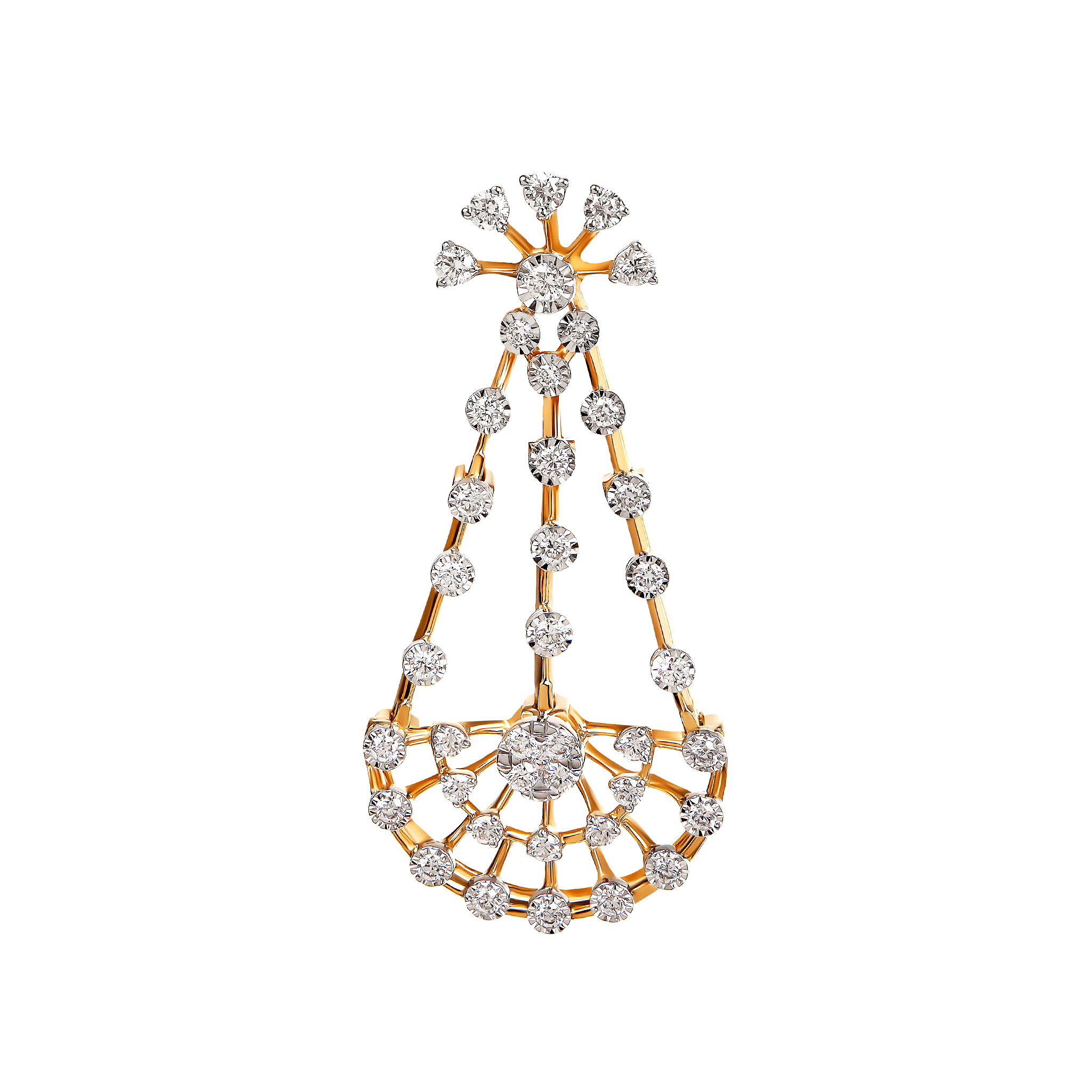Ananya Diamond Necklace & Earring in 18K Gold