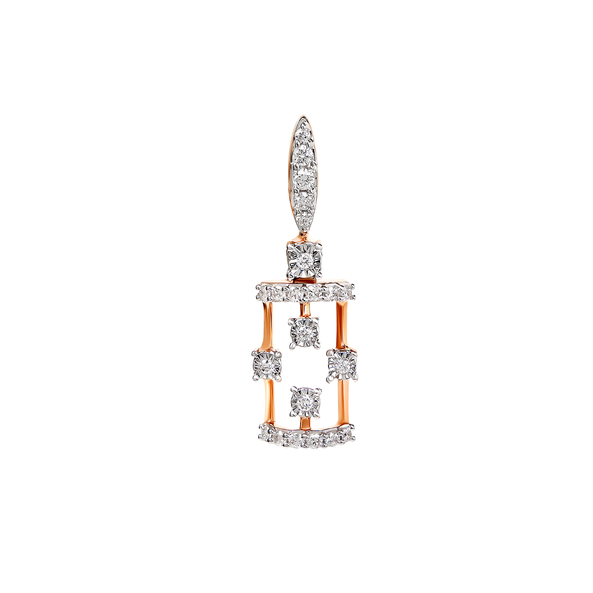 Ananya Diamond Necklace & Earring in 18K Gold