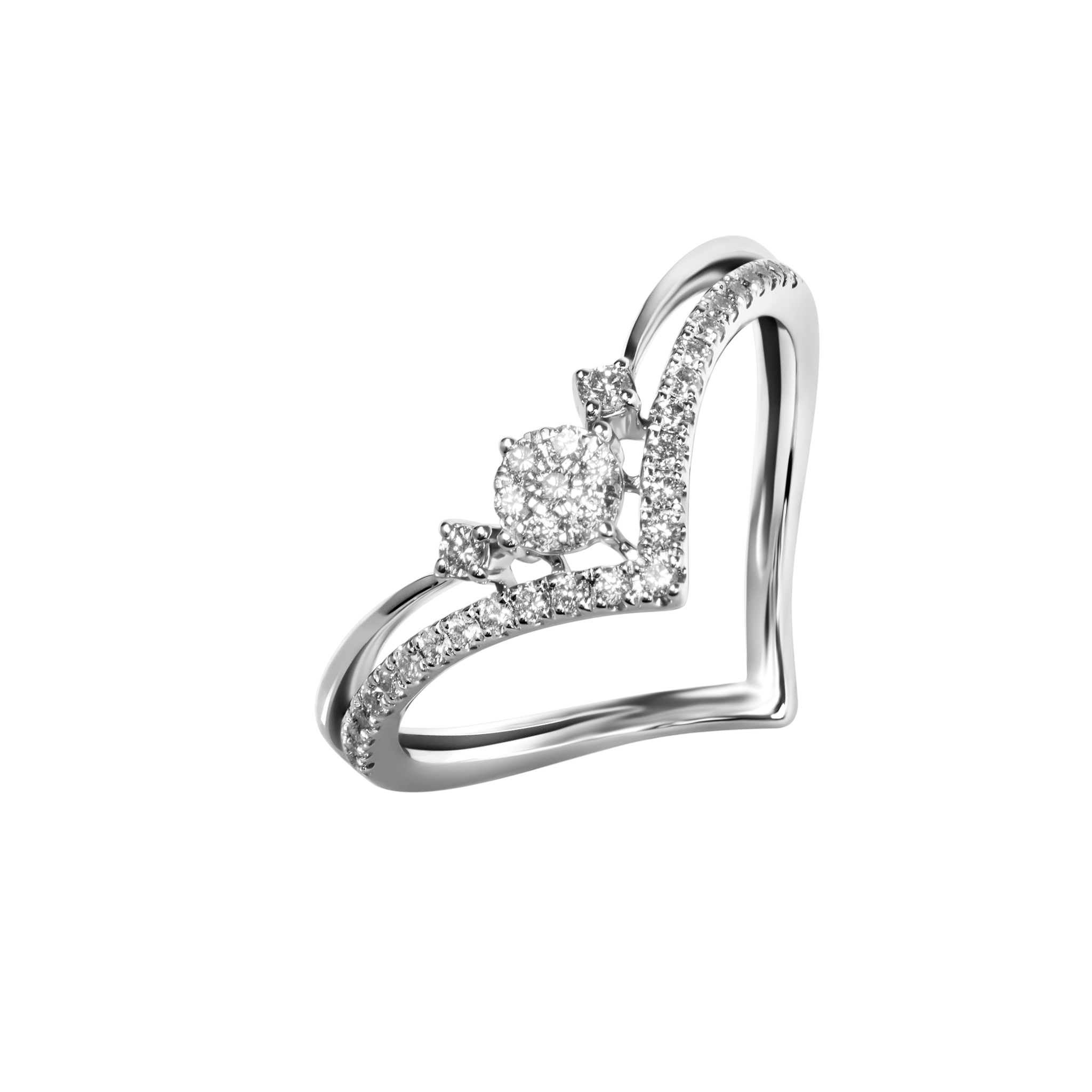 Ananya Diamond Ring in 18K Gold