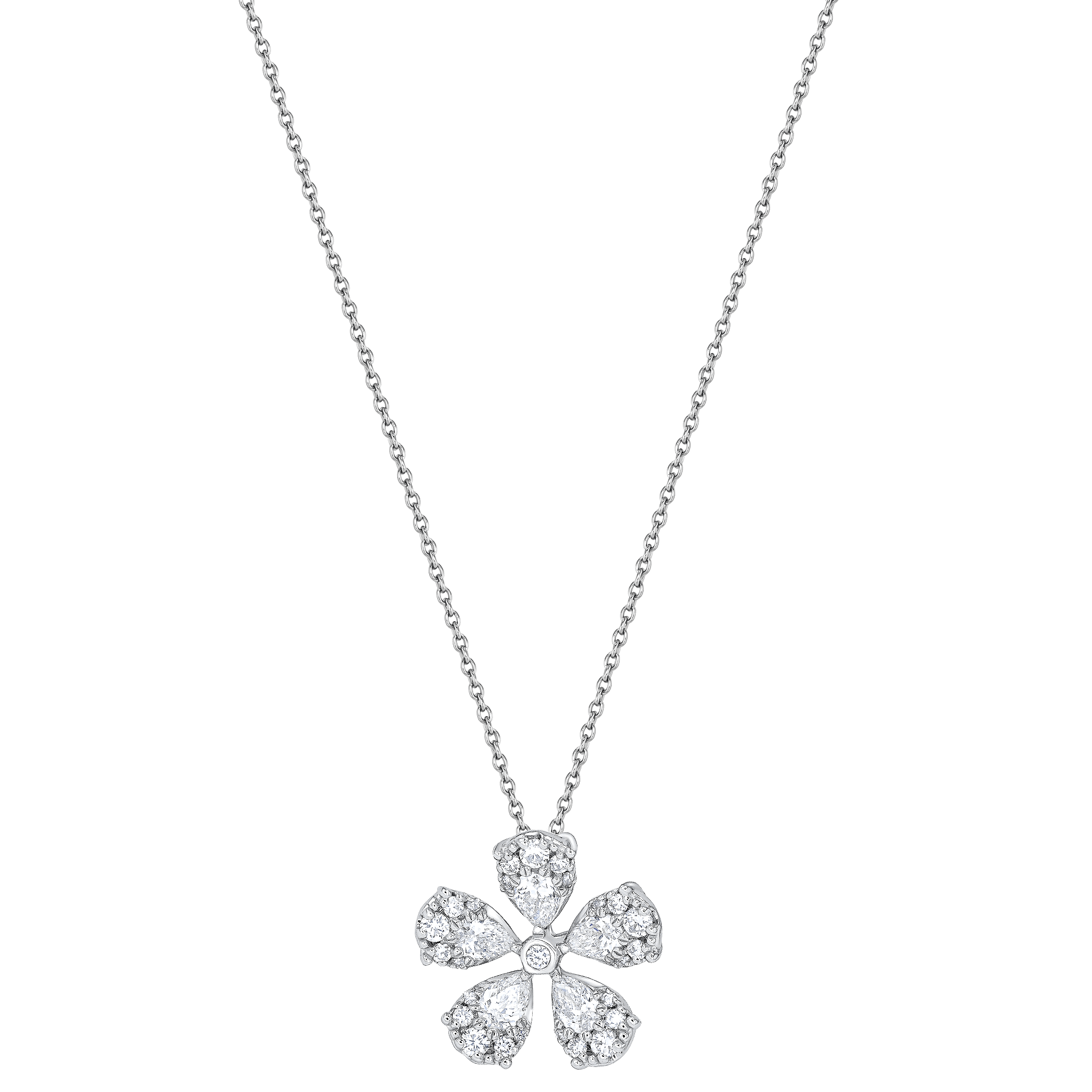 Flora Diamond Pendant Chain