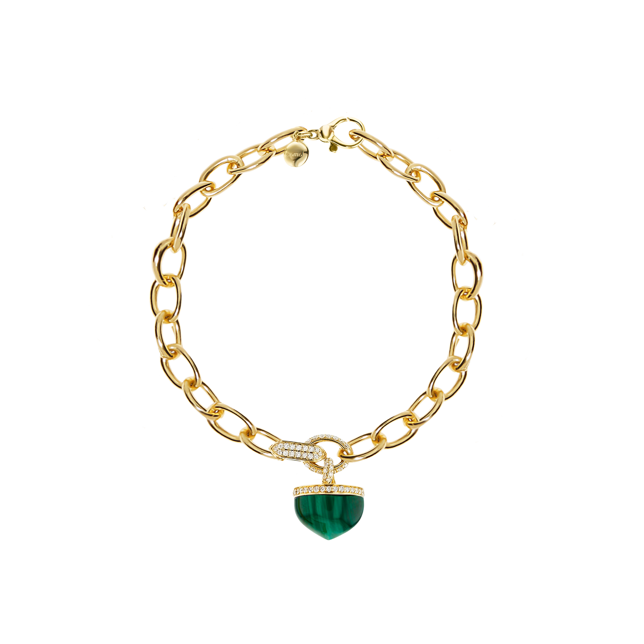 Dome Majesty Malachite Bracelet