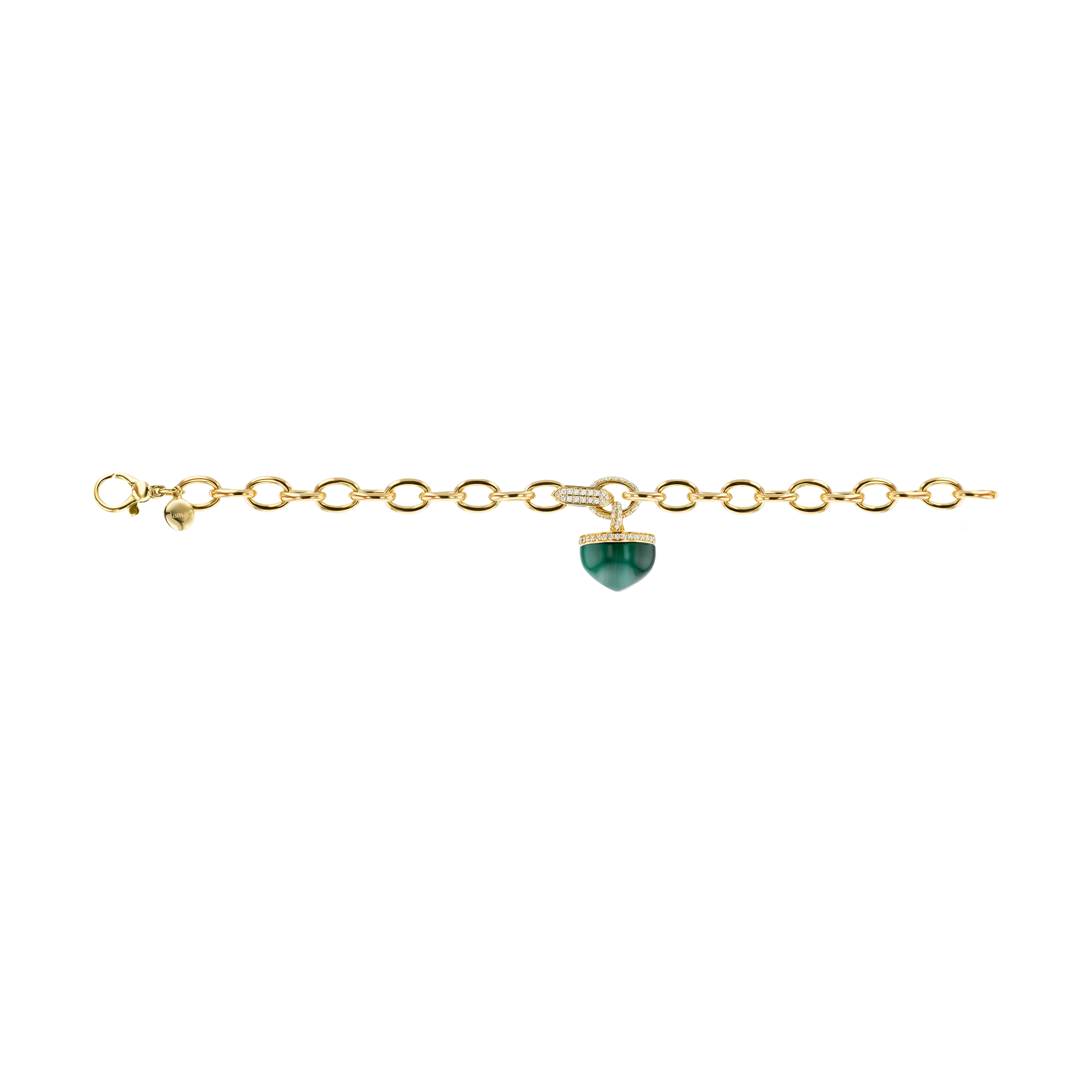 Dome Majesty Malachite Bracelet