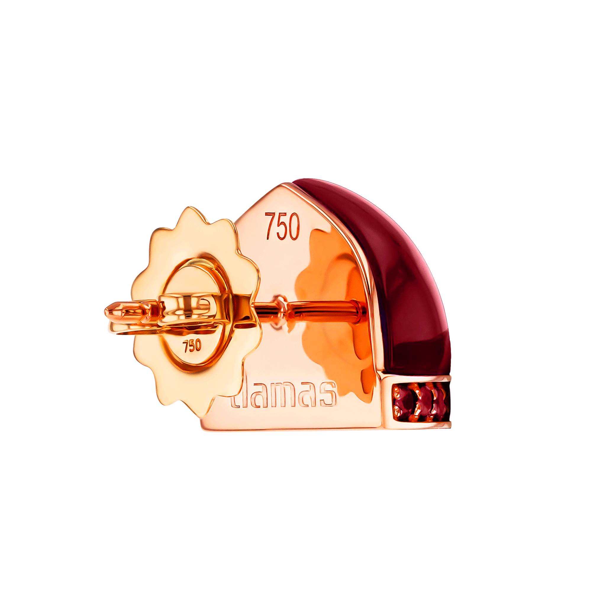 Dome Nobel Stud Earrings  