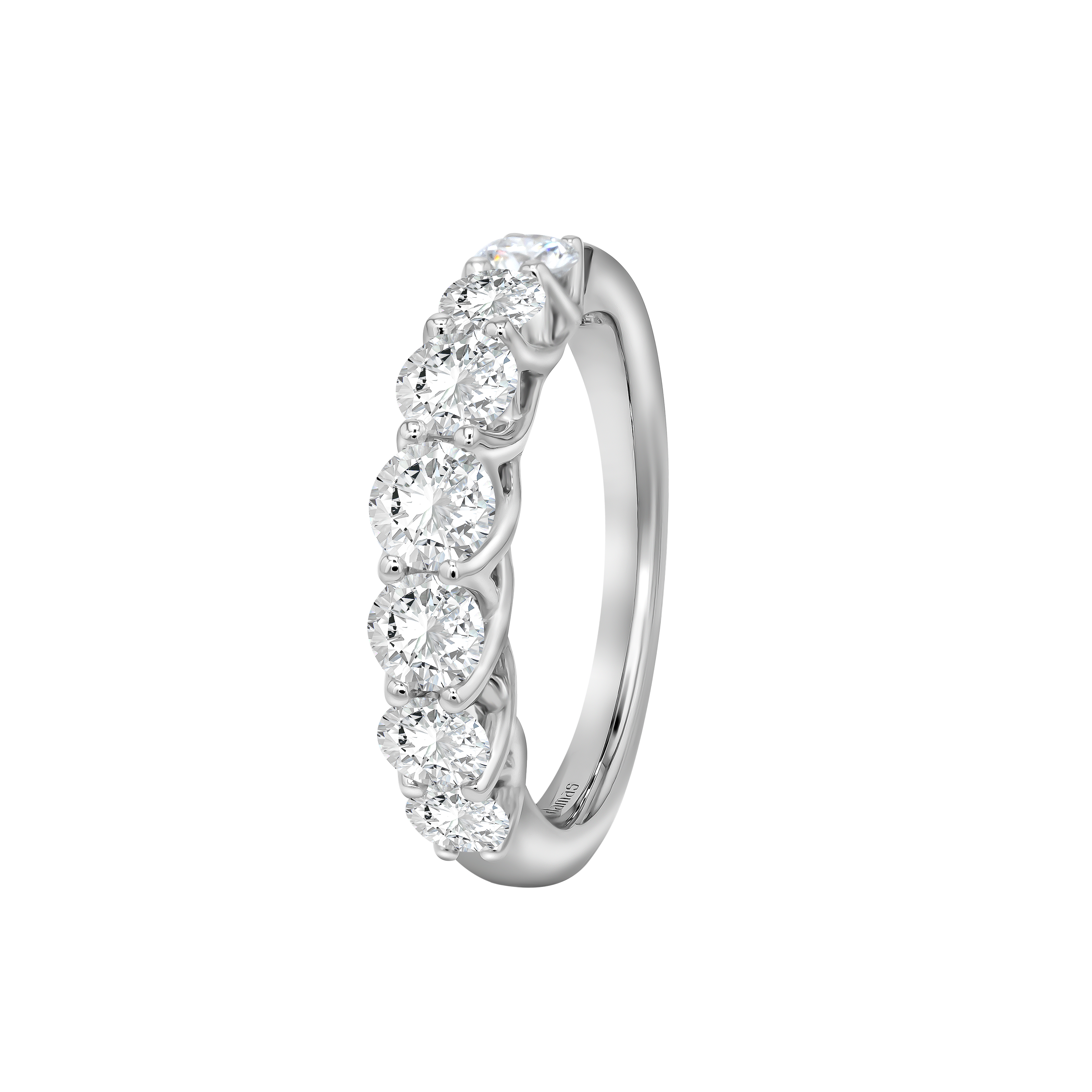 Gaia Eternity 1.4 Carat Lab-Grown Diamond Half Band 18K White Gold