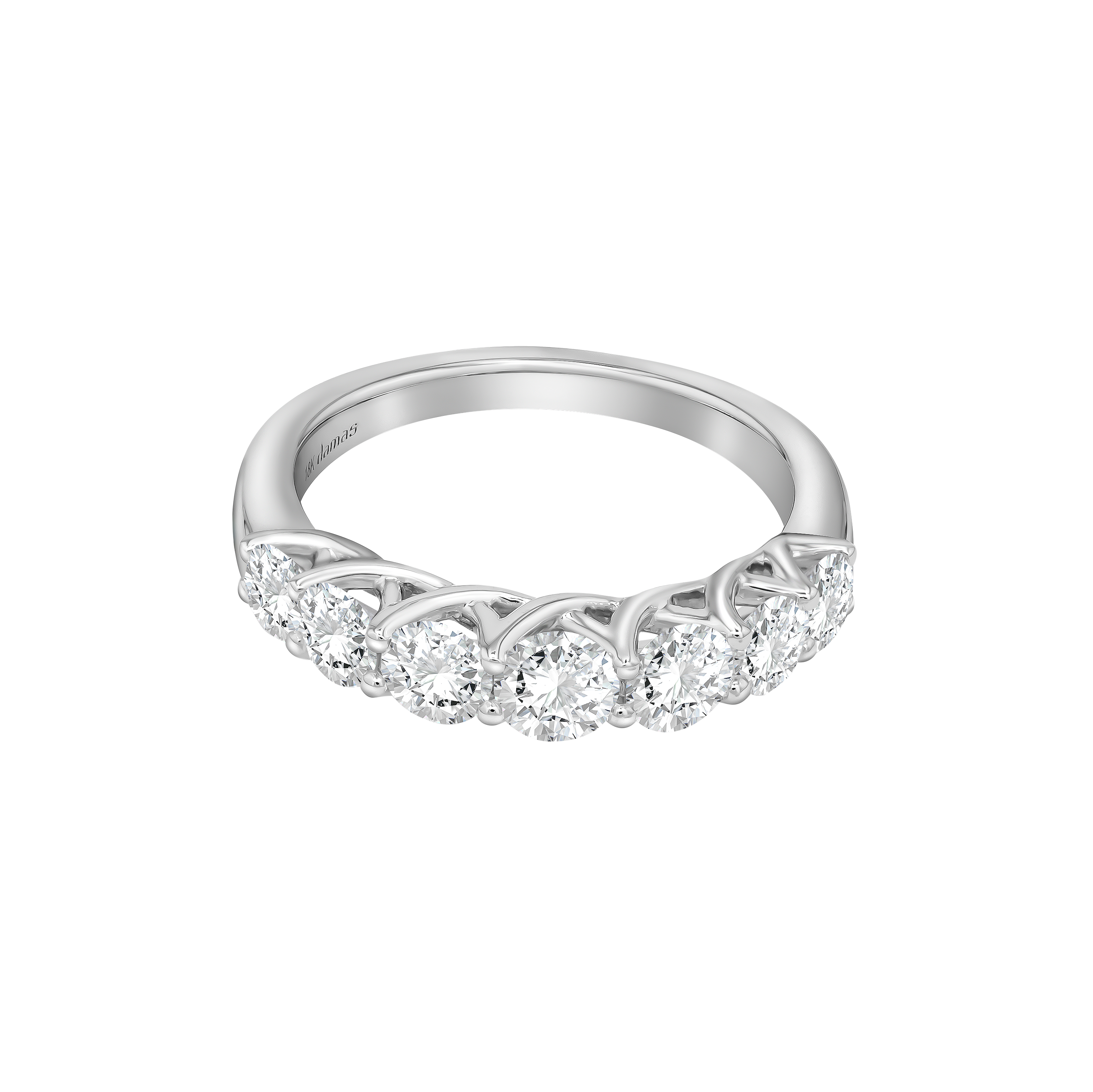Gaia Eternity 1.4 Carat Lab-Grown Diamond Half Band 18K White Gold