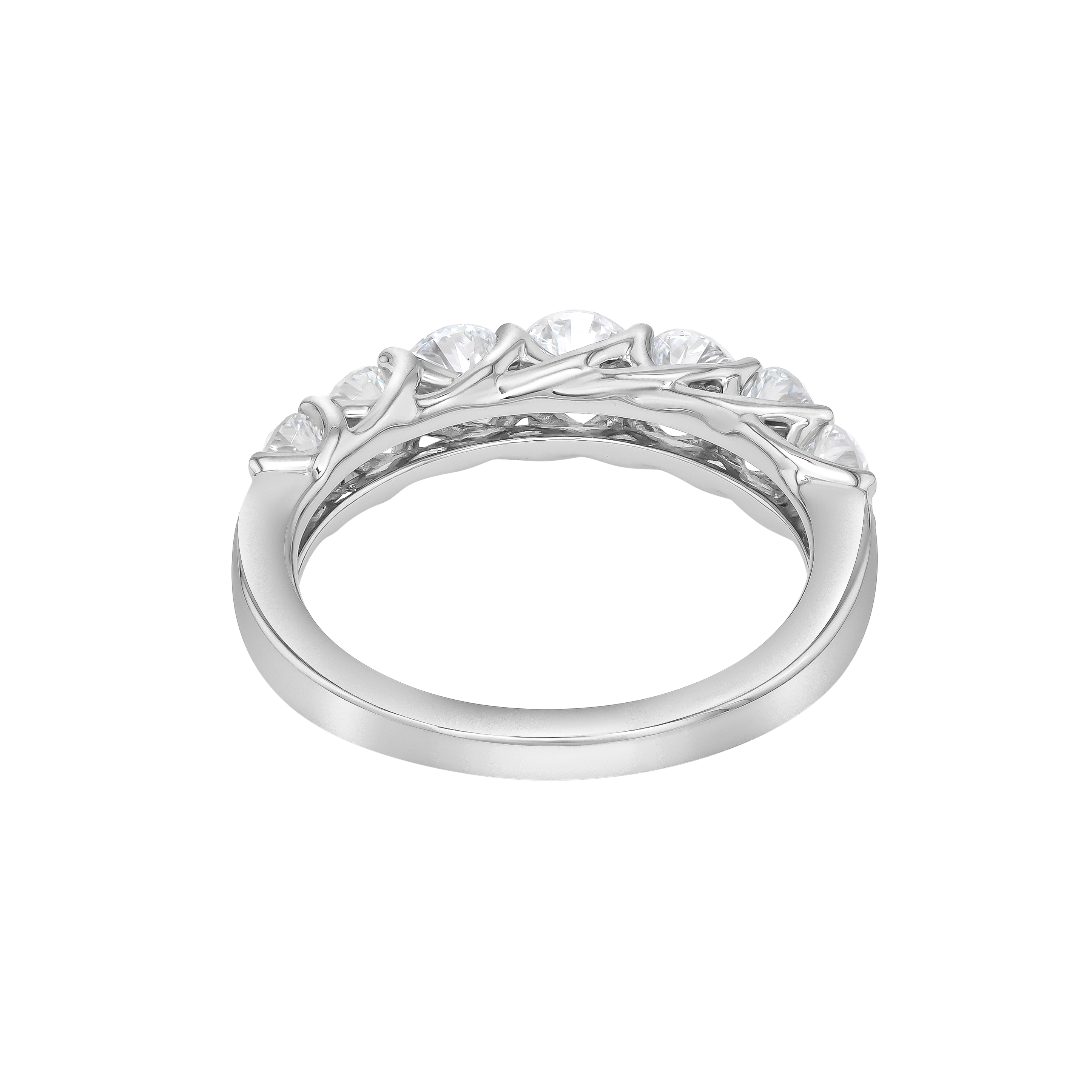 Gaia Eternity 1.4 Carat Lab-Grown Diamond Half Band 18K White Gold