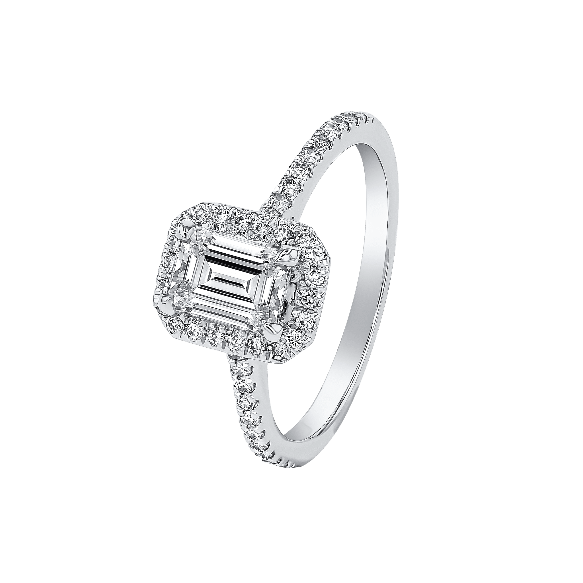 Gaia Revelation 18k White Gold Diamond Ring