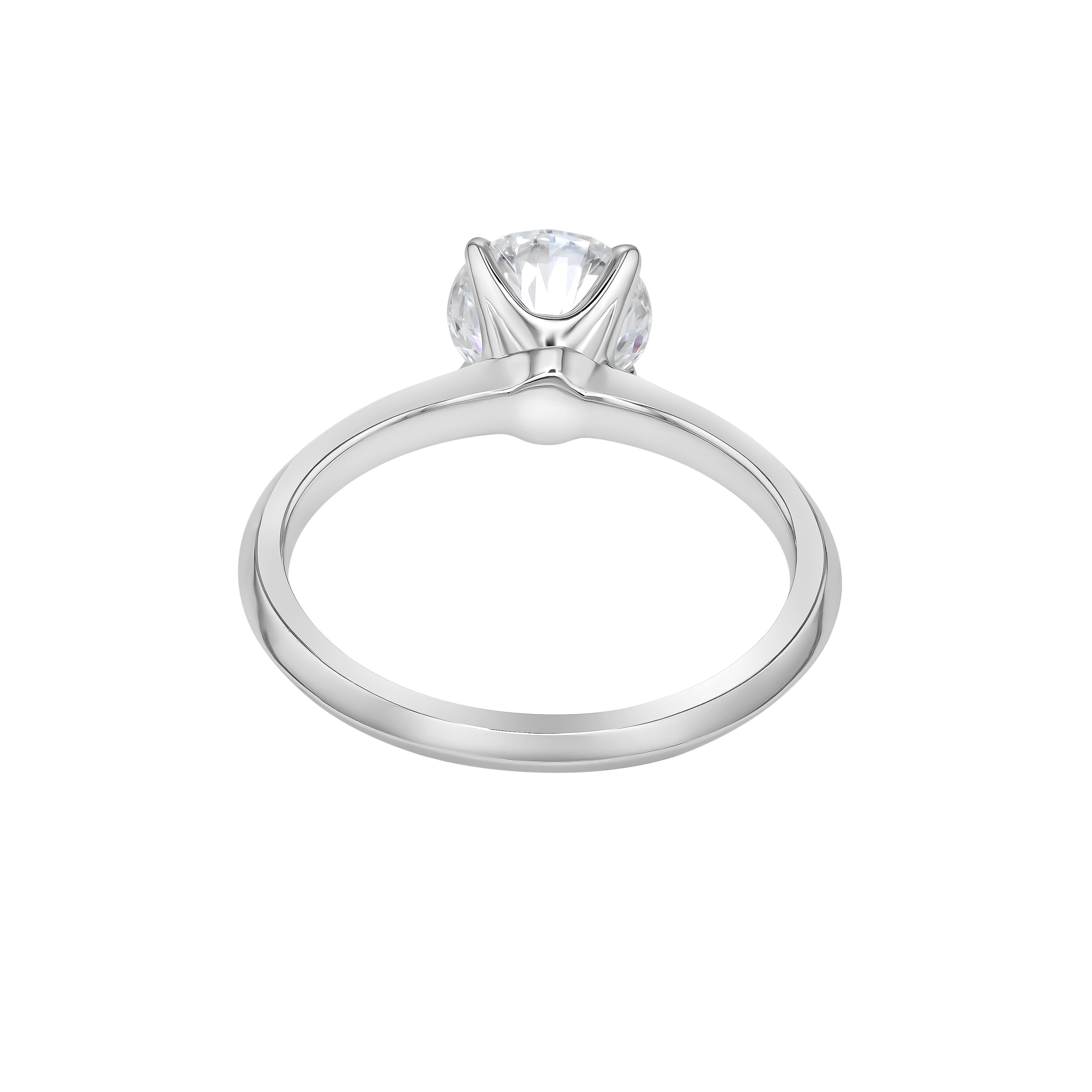 Gaia Brilliant 1.5 Carat Lab-Grown Diamond EngagementRing 18K White Gold 