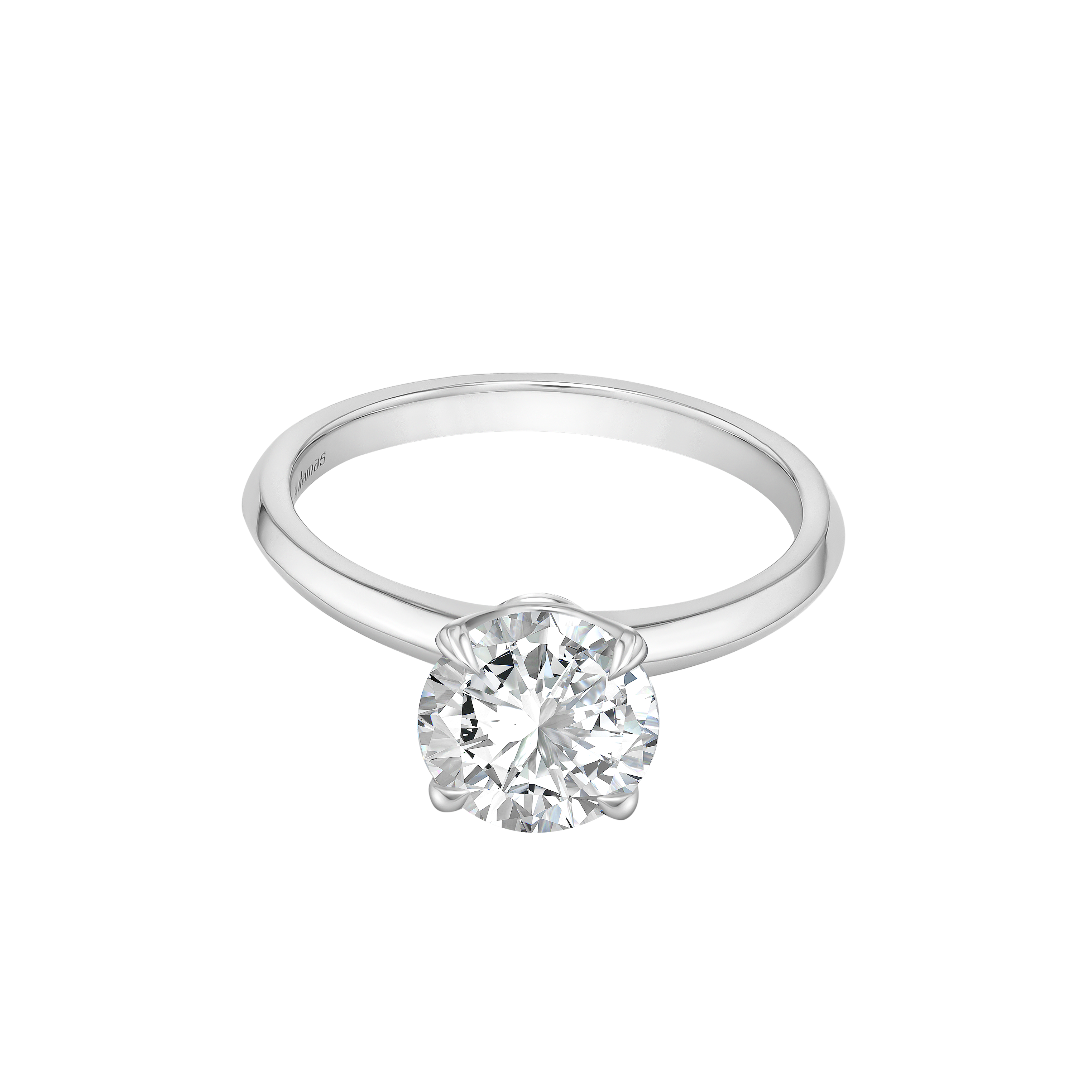 Gaia Brilliant 2 Carat Lab-Grown Diamond EngagementRing 18K White Gold 