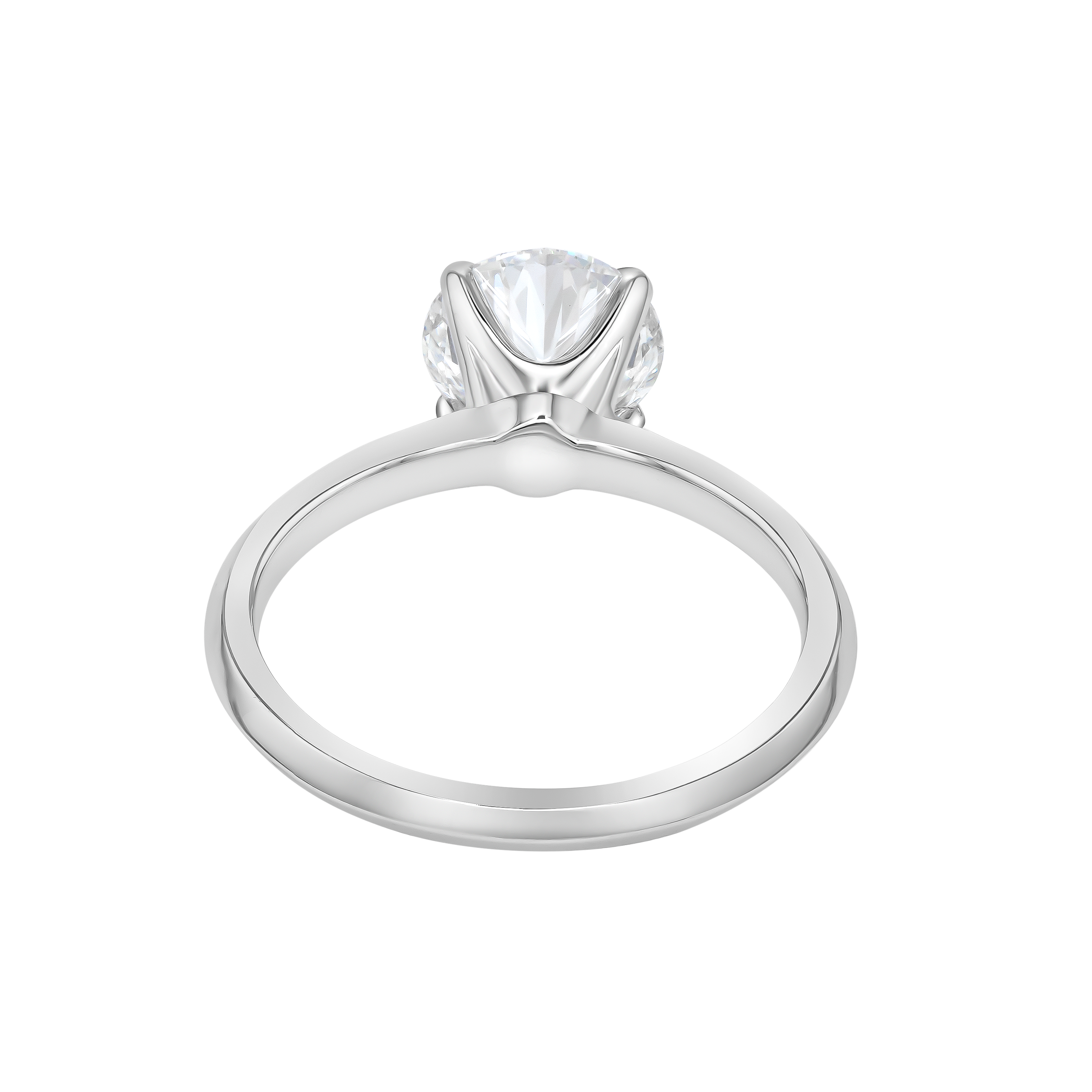 Gaia Brilliant 2 Carat Lab-Grown Diamond EngagementRing 18K White Gold 