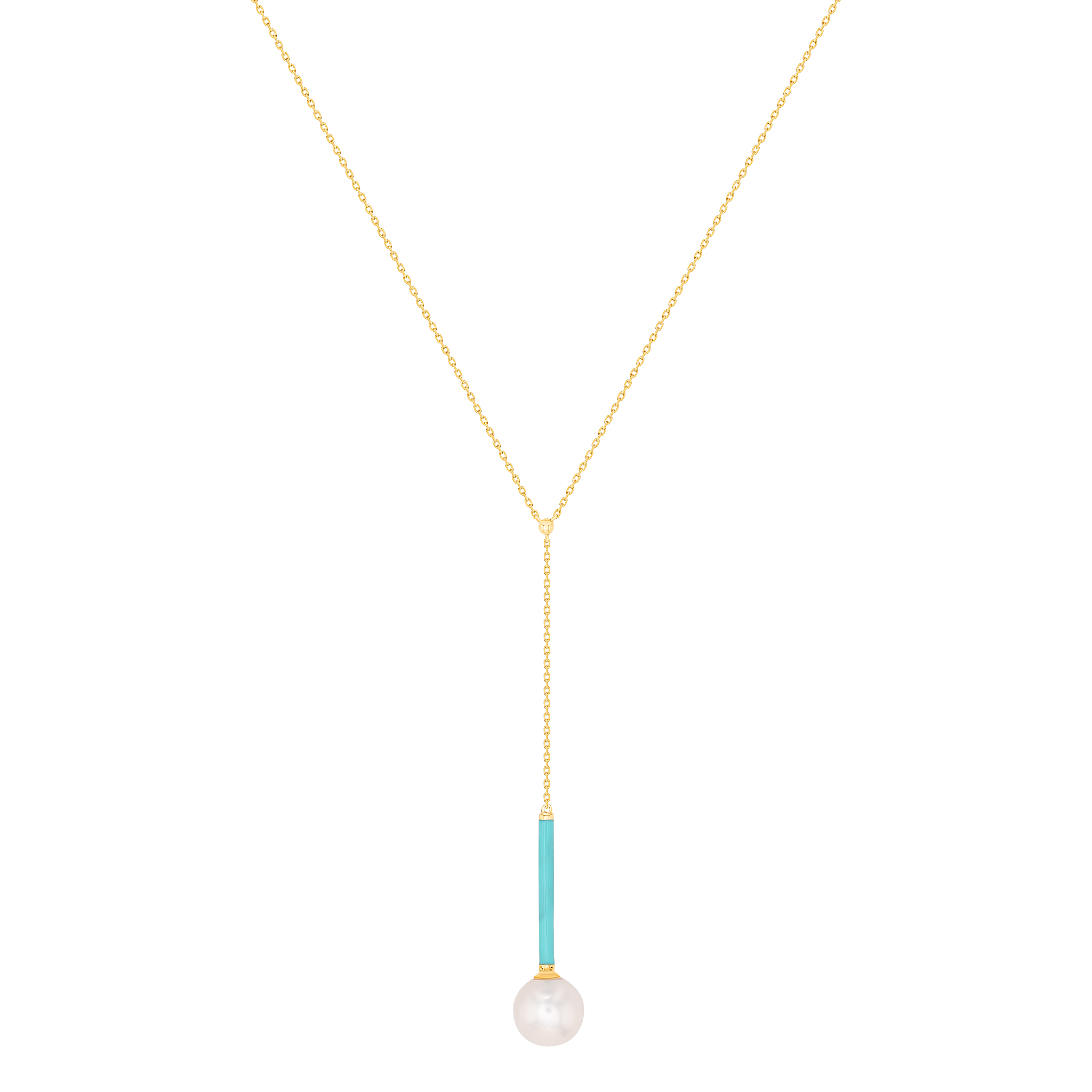 Kiku Glow Neon Freshwater Pearl Necklace