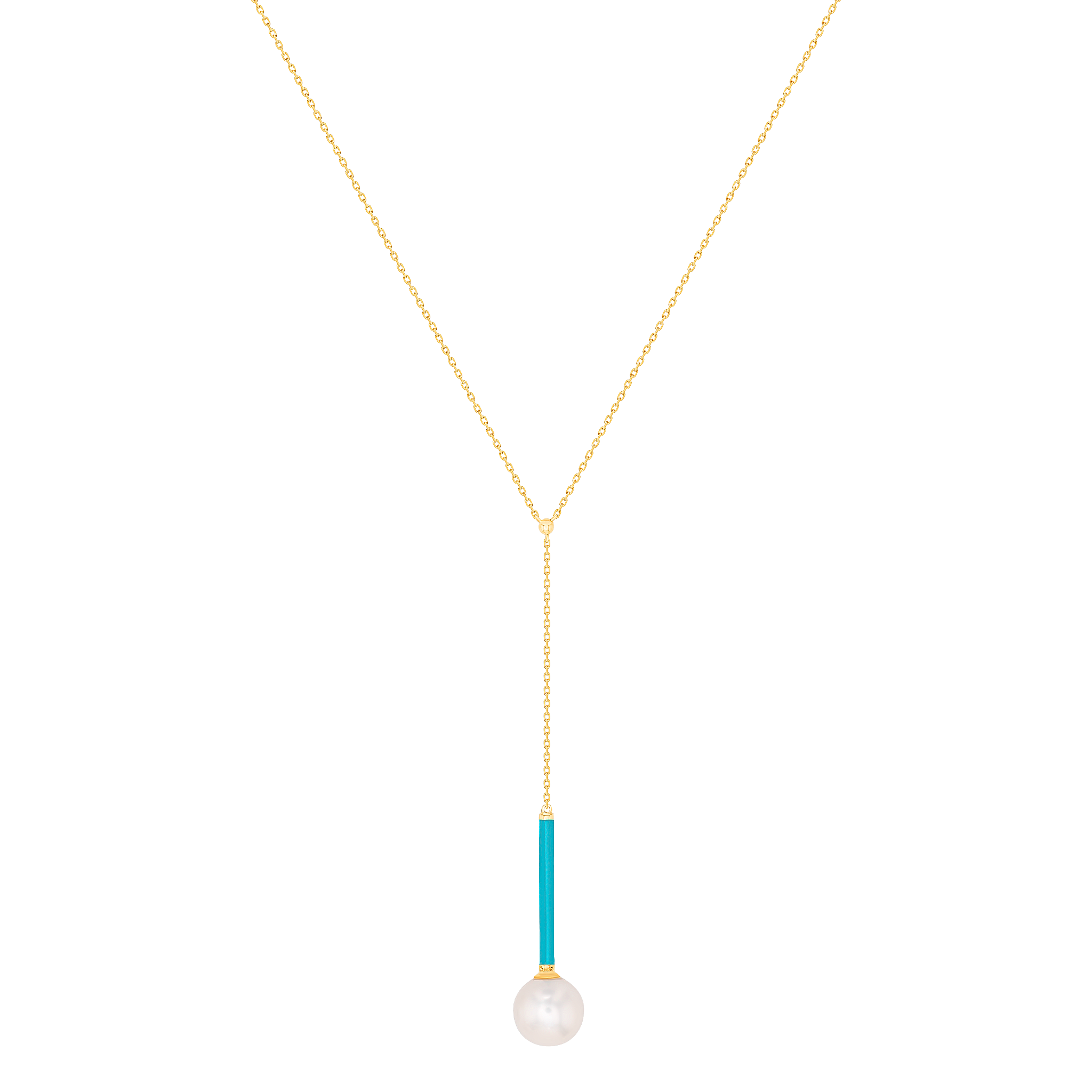 Kiku Glow Neon Freshwater Pearl Necklace